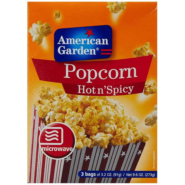 American Garden Popcorn Hot N Spicy Imported